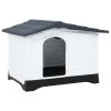 Dog House Gray 35.6"x26.8"x26" Polypropylene