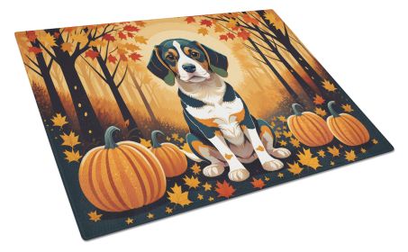 NEW Beagle Fall Glass Cutting Board Decorative Tempered Glass Kitchen Cutting and Serving Board Large Size Chopping Board